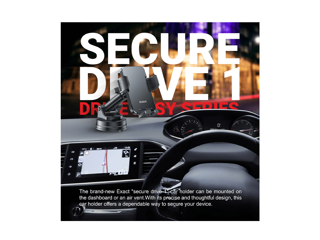 Exact Secure Drive 1 Mobile Car Holder in Qatar Exact Secure Drive 1 Mobile Car Holder in Qatar